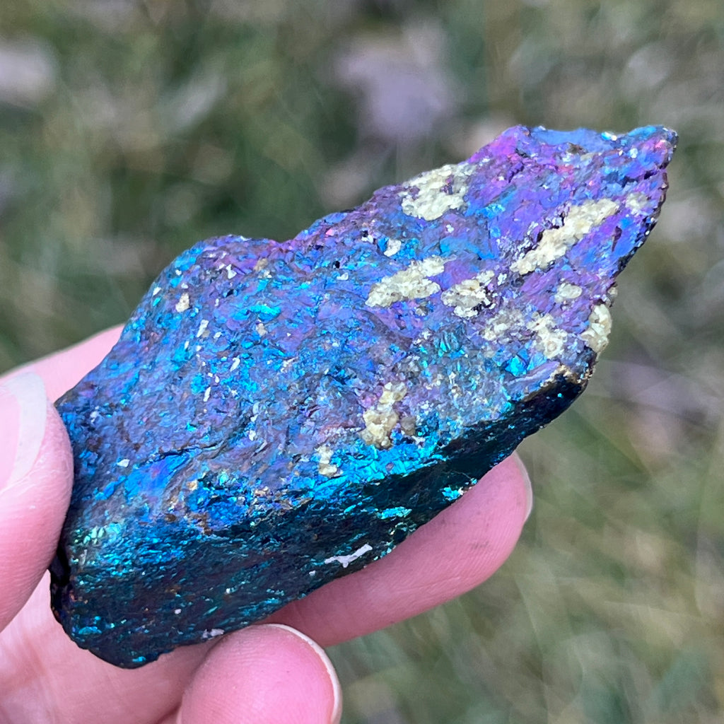 Calcopirita iridescentă din Mexic model 7, pietre semipretioase - druzy.ro 5 