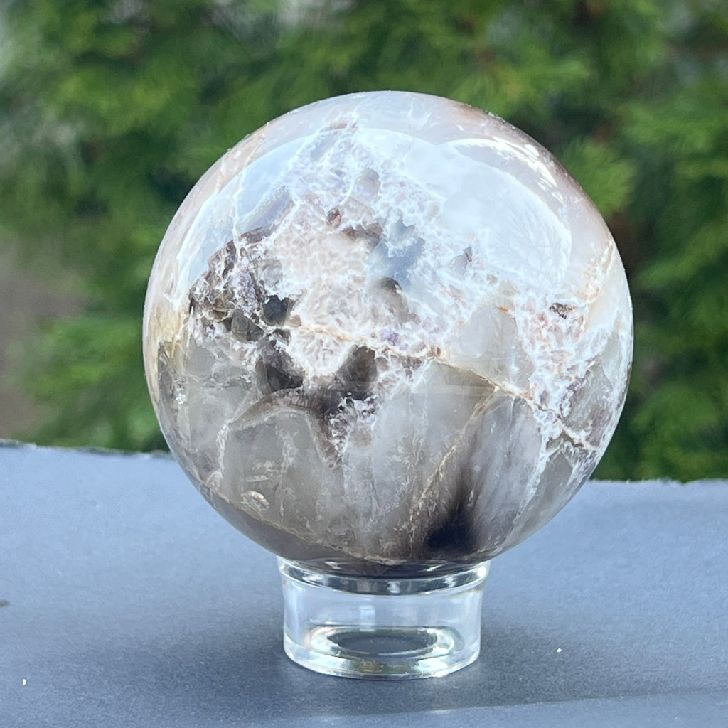 Sfera ametist chevron m4, pietre semipretioase - druzy.ro 3 