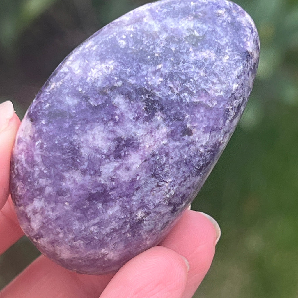 Lepidolit palmstone m13, pietre semipretioase - druzy.ro 6 