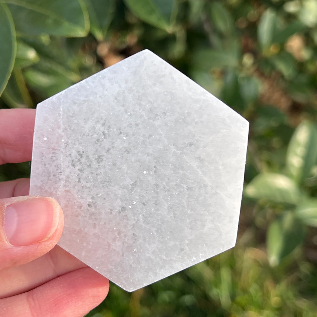 Selenit forma hexagon, pietre semipretioase - druzy.ro 4 