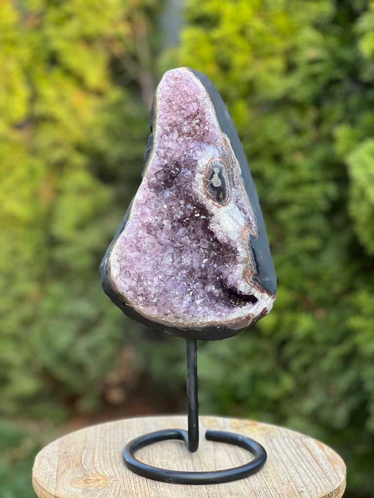 Geoda ametist Uruguay 40 cm XL model 1, druzy.ro, cristale 6