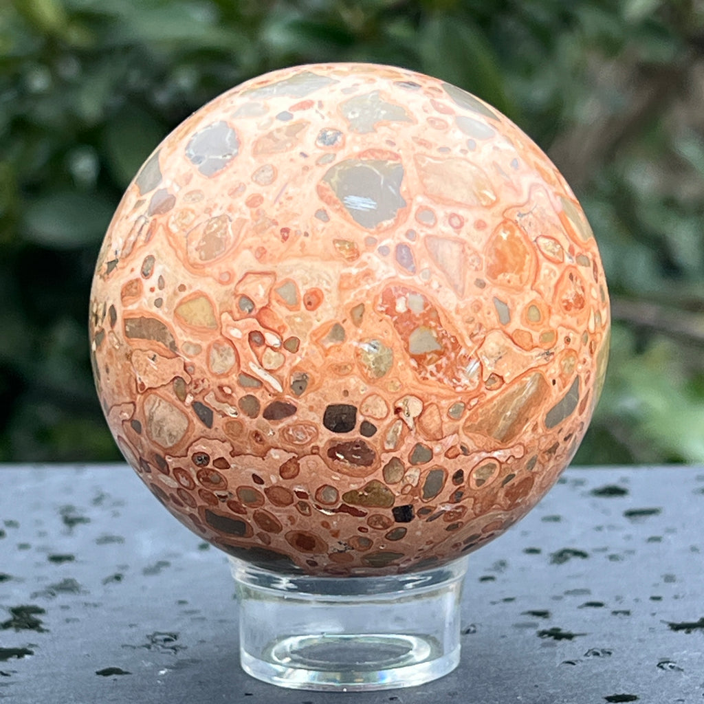 Sfera leopardit Peru model 1, pietre semipretioase - druzy.ro 3 