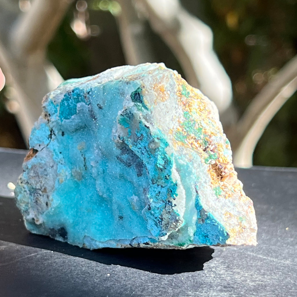 Piatra bruta crisocola druzy din Congo model 6, druzy.ro, cristale 4