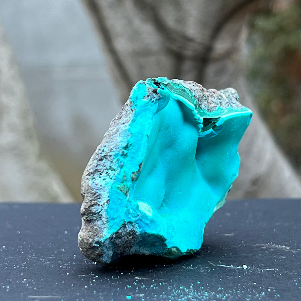 Cluster crisocola botrioidală model 3 din Congo, druzy.ro, cristale 2