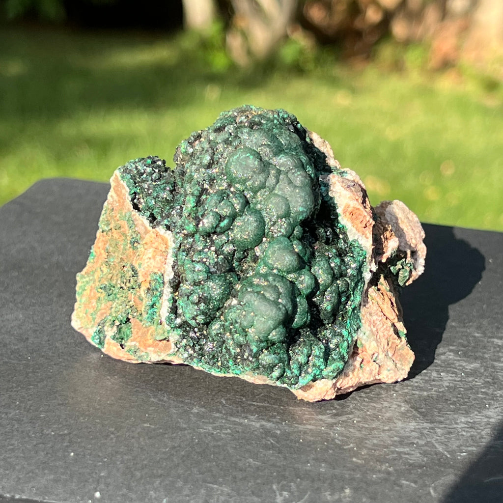 Malachit in matrix cuart si dolomit din Congo model 1, pietre semipretioase - druzy.ro 1