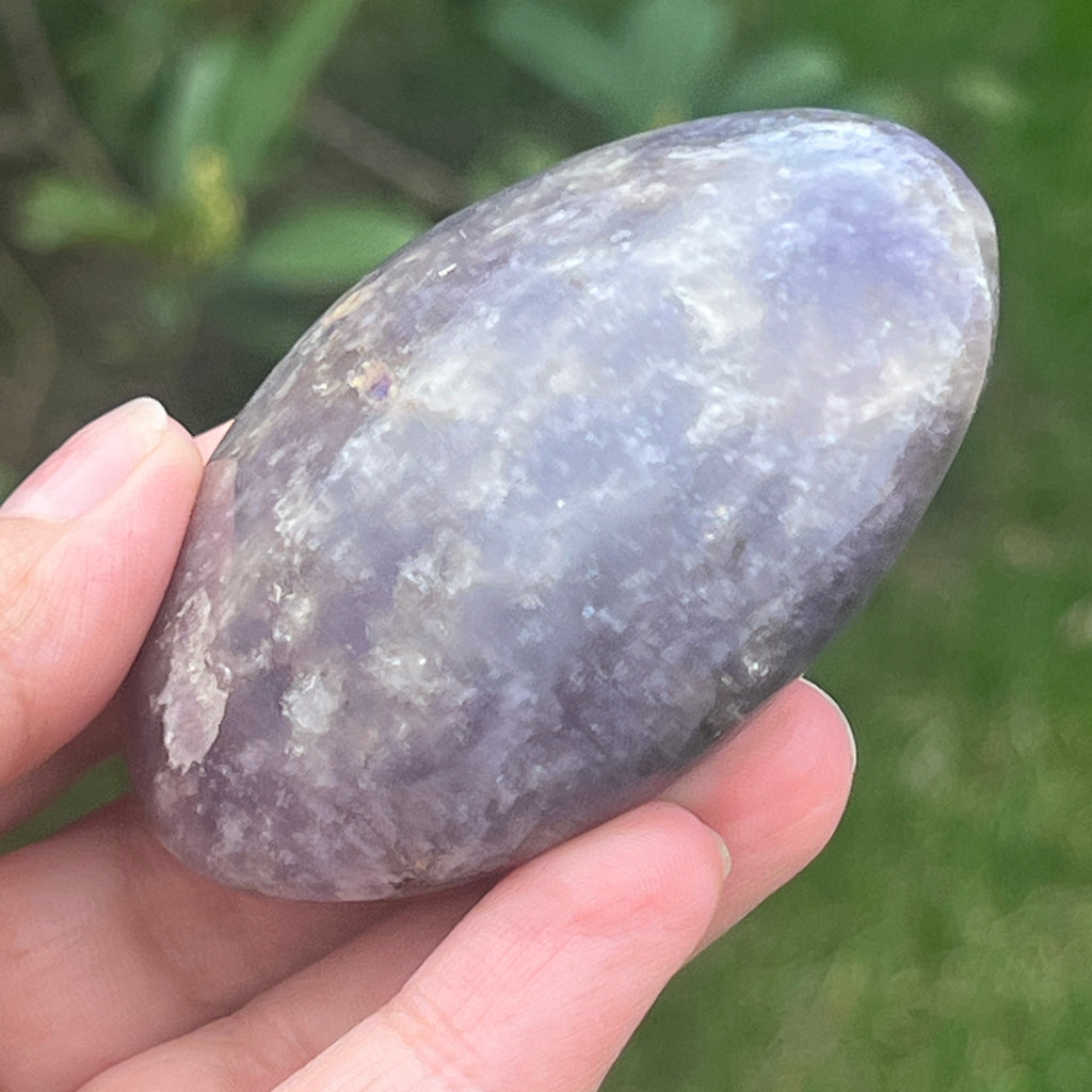 Lepidolit palmstone m12, pietre semipretioase - druzy.ro 7 