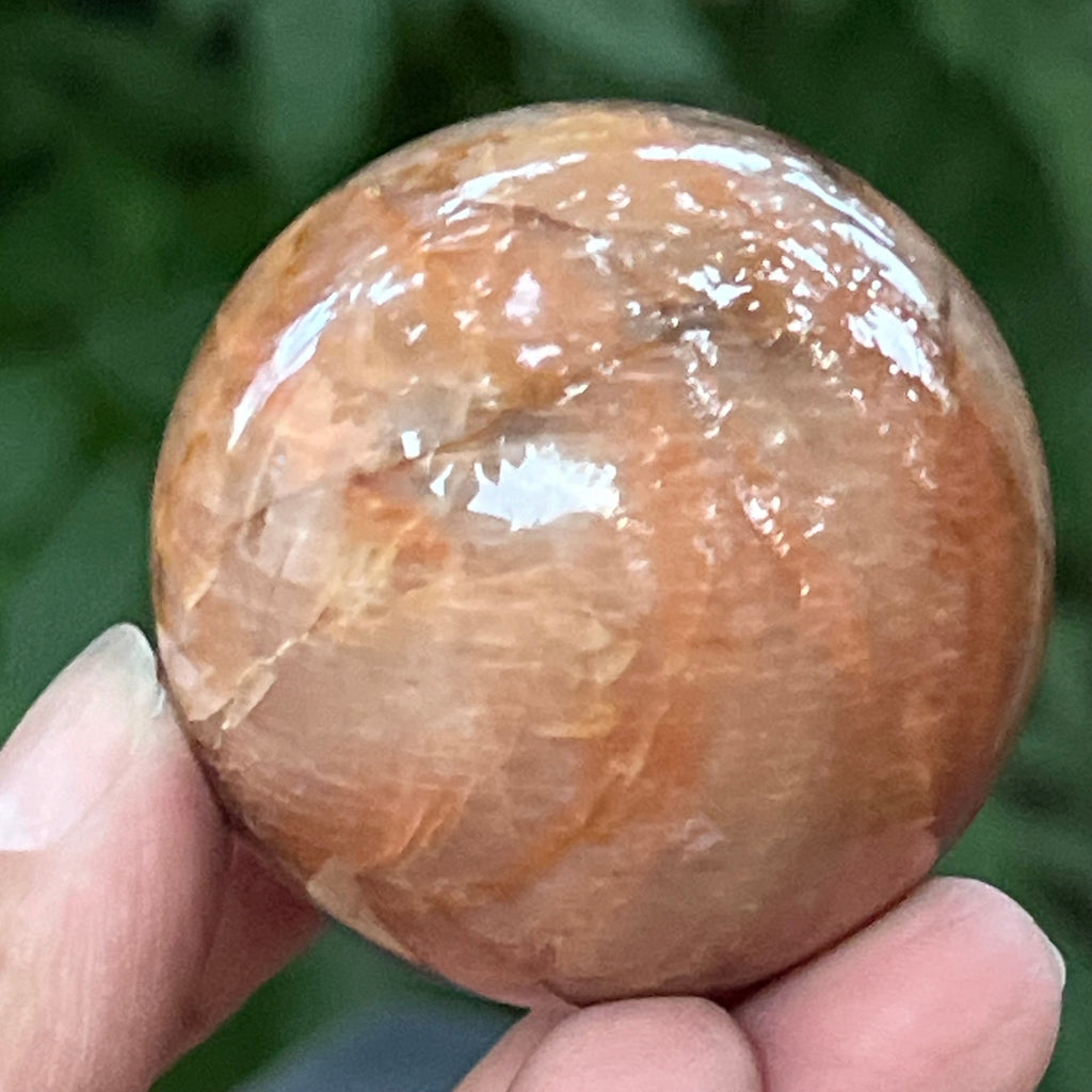 Piatra lunii somon piersica sfera model 9, pietre semipretioase - druzy.ro 10 