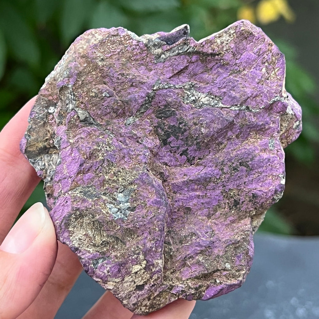 Purpurit metalic (din Namibia) piatra bruta model 3, pietre semipretioase - druzy.ro 1 