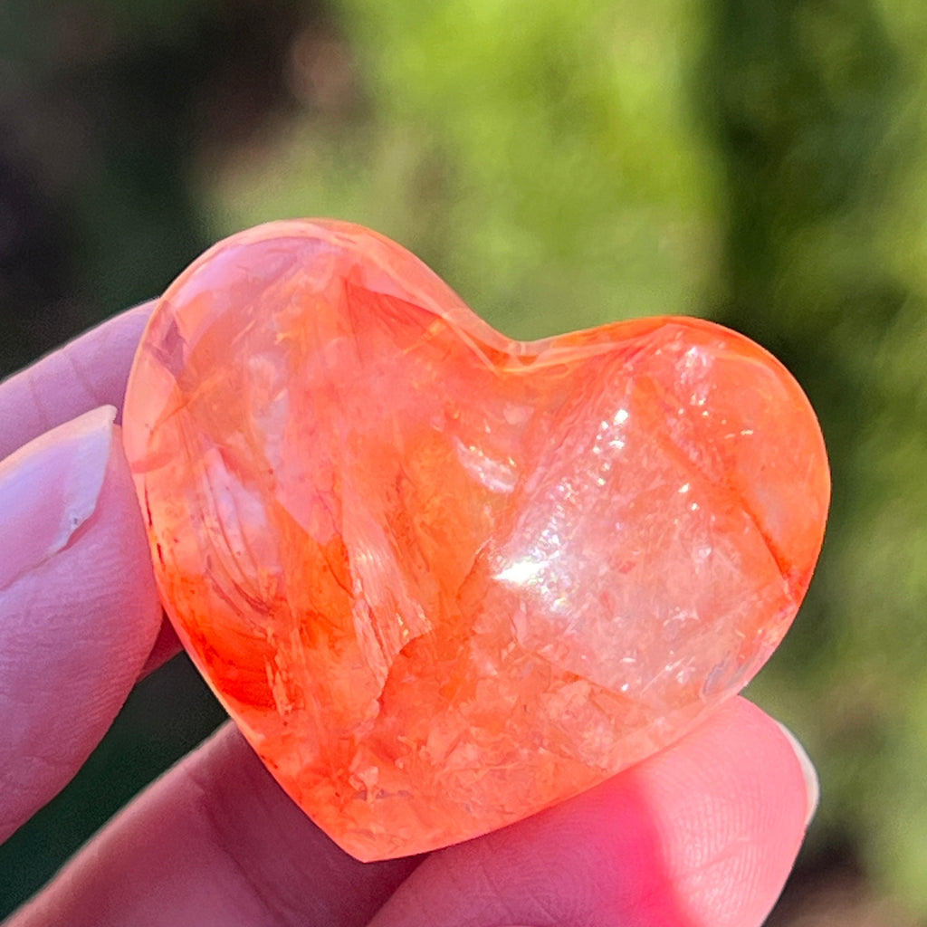 Inima cuart rosu hematoid unicat m6, pietre semipretioase - druzy.ro 3 