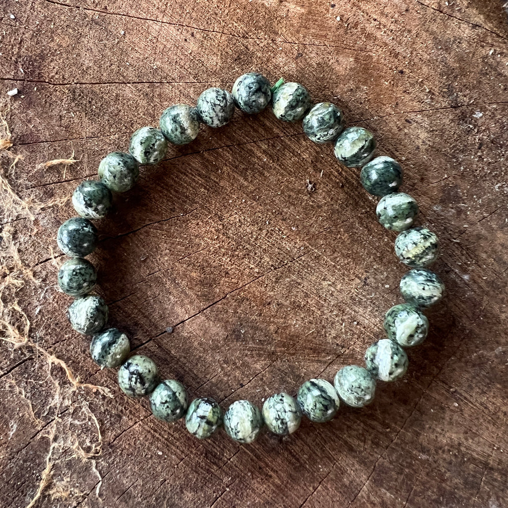 Bratara serpentin dungat 7 mm, pietre semipretioase - druzy.ro 4 