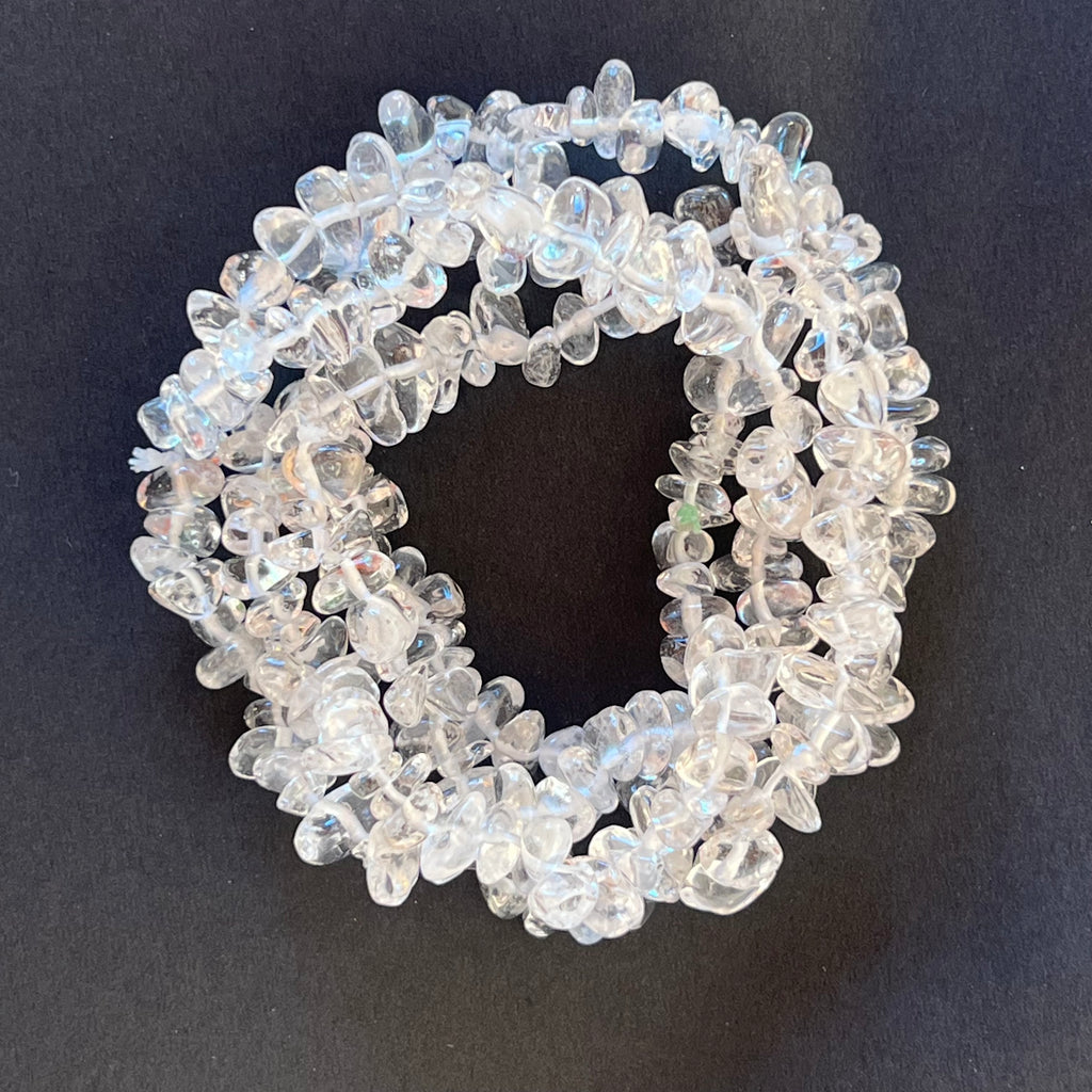 Bratara chipsuri cuart de stanca, pietre semipretioase - druzy.ro 2 