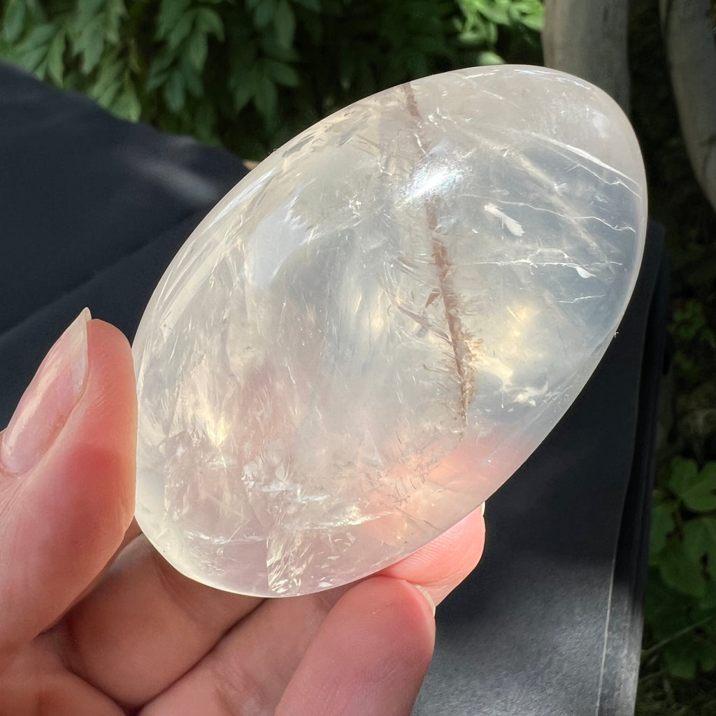Cuart girasol perlat palmstone model 3P, pietre semipretioase - druzy.ro 3