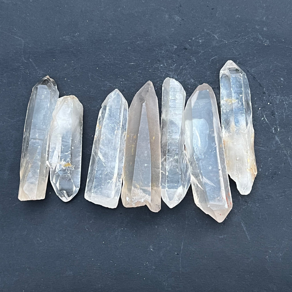 Varf BRUT cuart incolor / cristal de stanca 6-7 cm, druzy.ro, cristale 2
