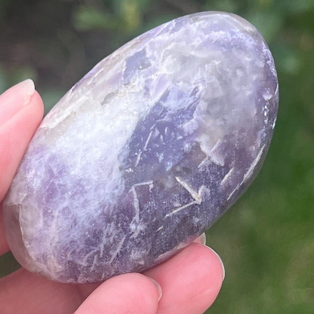 Lepidolit palmstone m11, pietre semipretioase - druzy.ro 4 
