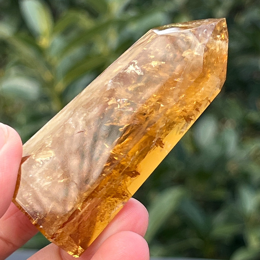 Obelisc citrin Brazilia calitate Extra AAA model 10, pietre semipretioase - druzy.ro 17 