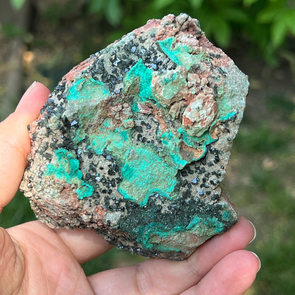 Libethenit floare de mina din Congo model 5, pietre semipretioase - druzy.ro 4 