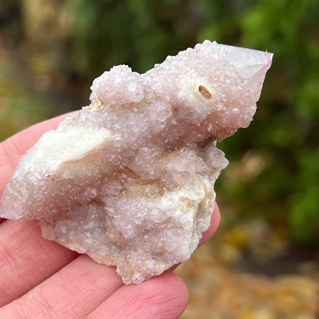 Cluster cuart spirit/cuart cactus mini model AF3/24, druzy.ro, cristale 3