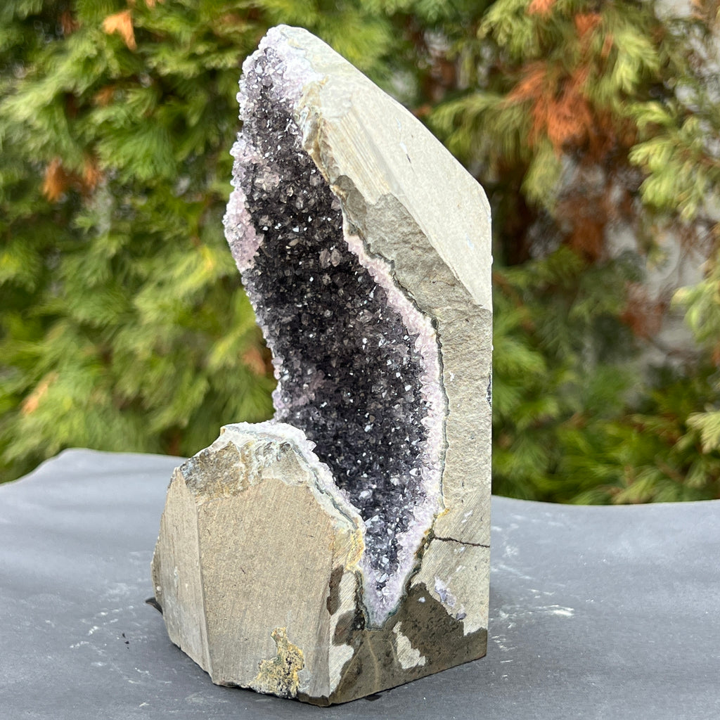 Geoda ametist Uruguay model 42, pietre semipretioase - druzy.ro 4 