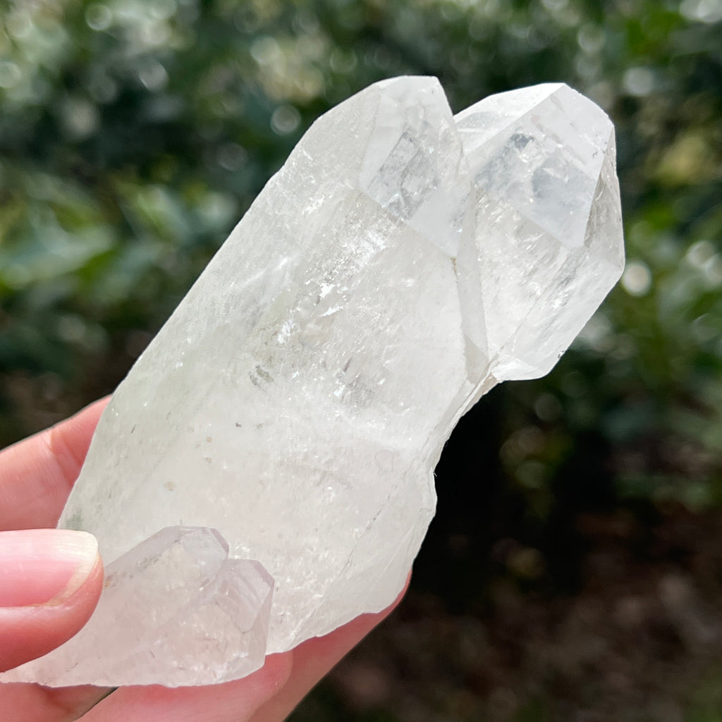 Varf cuart incolor natural, floare de mina L24, pietre semipretioase - druzy.ro 14 