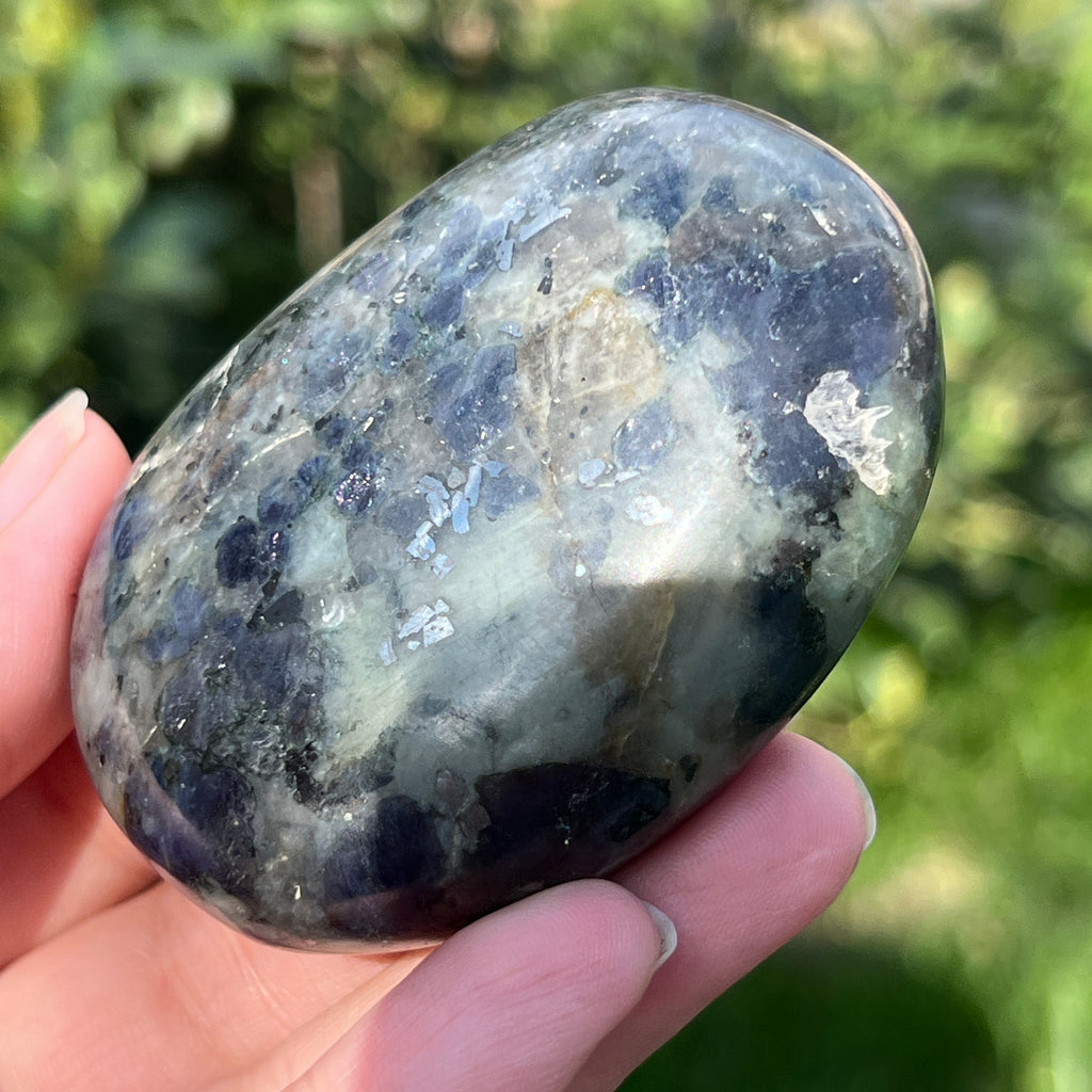 Palmstone Iolit (safir de apa) din Madagascar model 8, pietre semipretioase - druzy.ro 10 