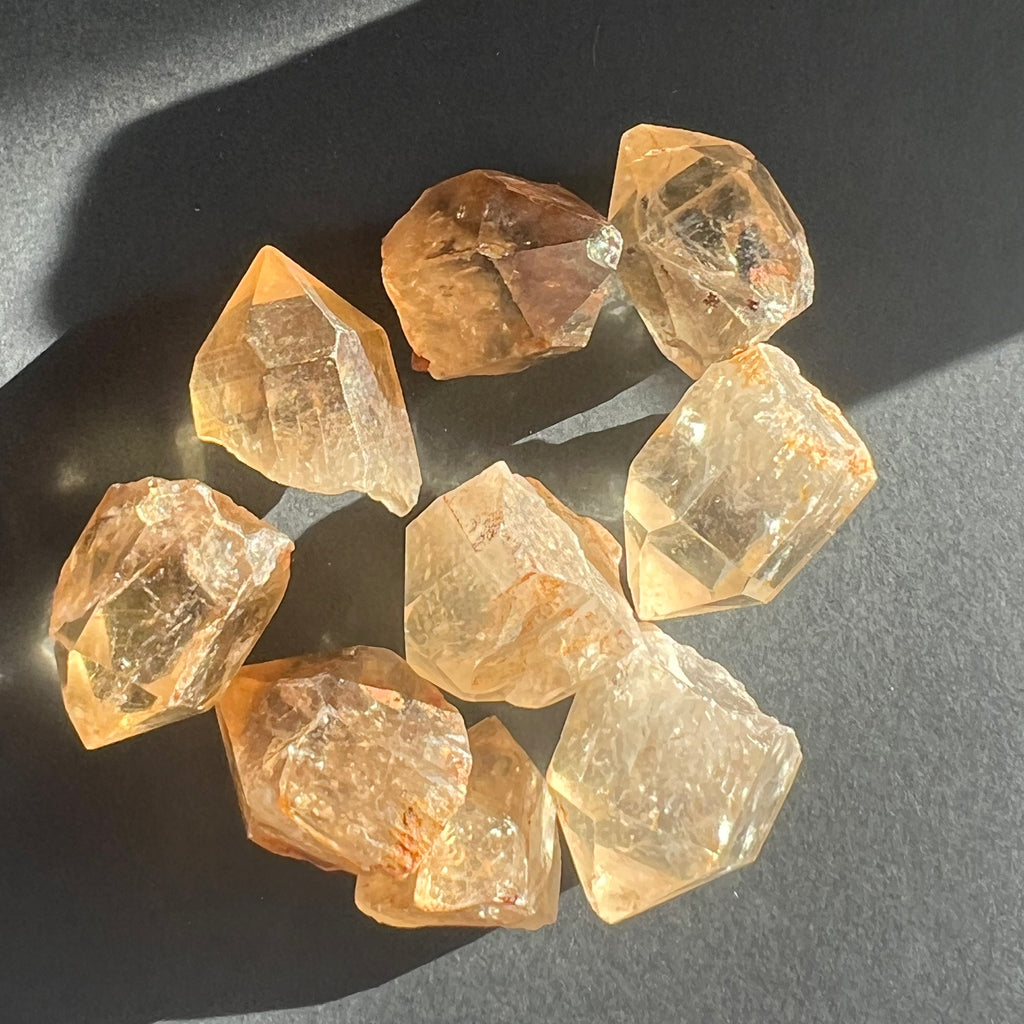 Varf citrin mina Luena, Congo, pietre semipretioase - druzy.ro 2