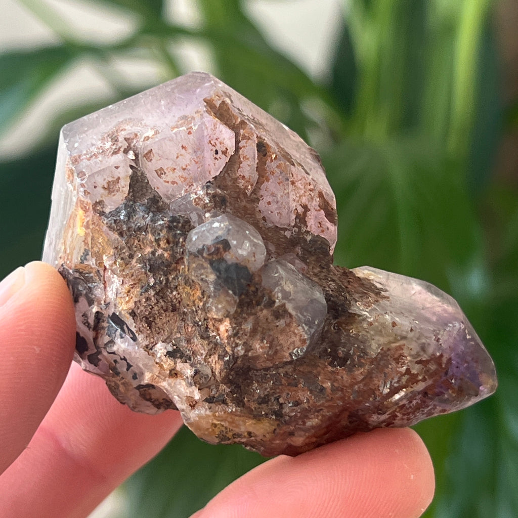 Ametist generator/varf mina Brandberg | Model L64, pietre semipretioase - druzy.ro 4 