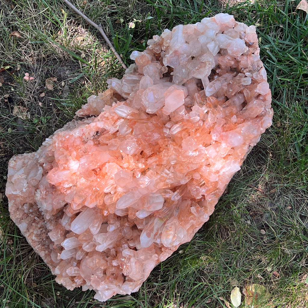 Cluster cuart rosu hematoid | Model XL4, pietre semipretioase - druzy.ro 8 