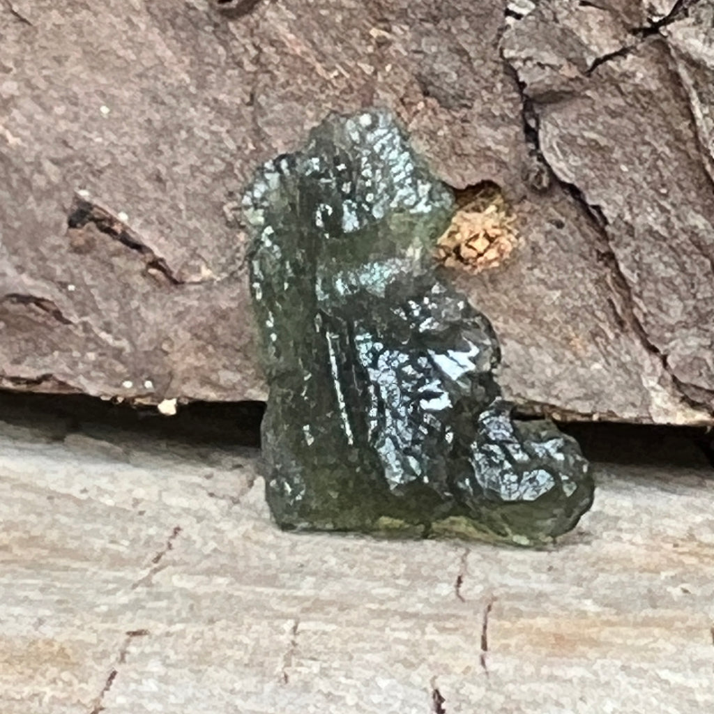 Moldavit piatra bruta model 2A/11, pietre semipretioase - druzy.ro 2 