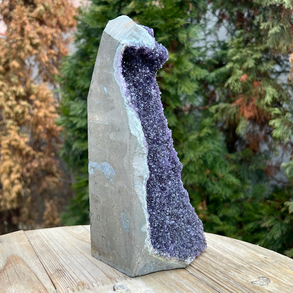 Geoda ametist Uruguay model 54, pietre semipretioase - druzy.ro 2 