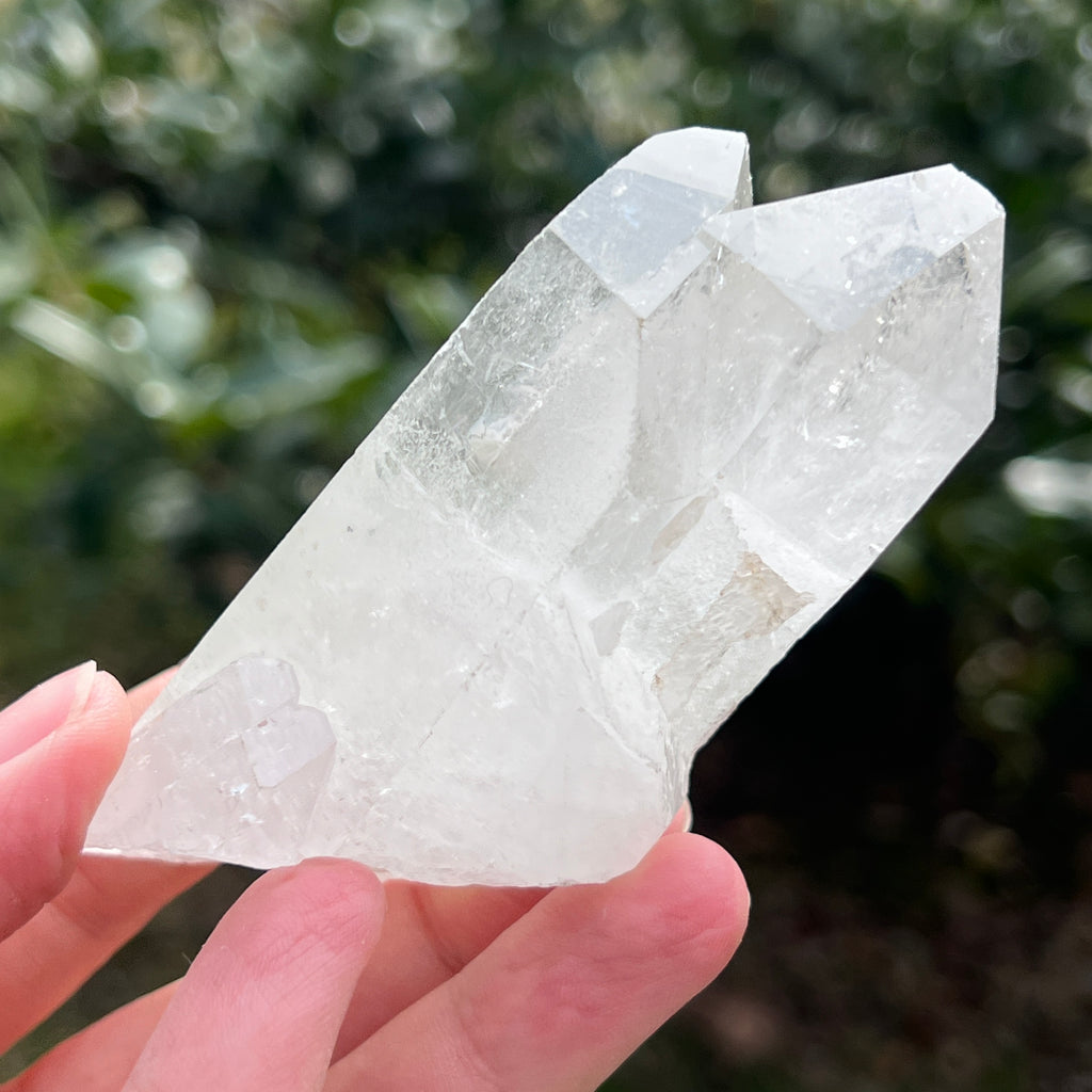 Varf cuart incolor natural, floare de mina L24, pietre semipretioase - druzy.ro 12 