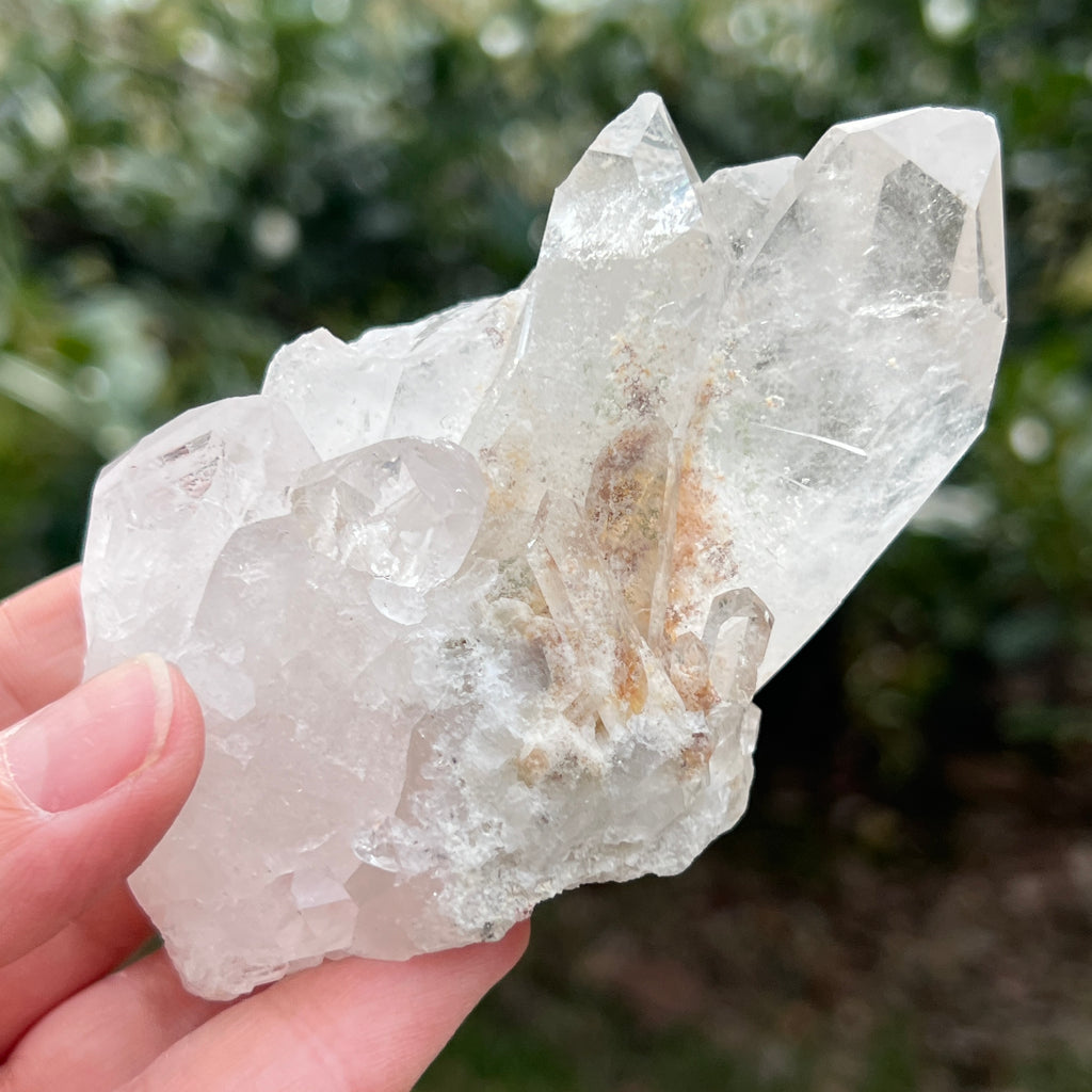 Varf cuart incolor natural, floare de mina L29, pietre semipretioase - druzy.ro 8 
