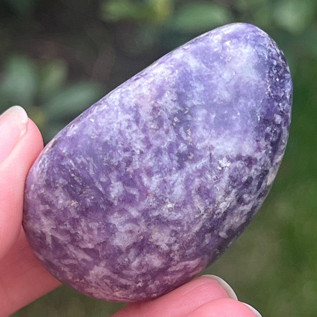 Lepidolit palmstone m13, pietre semipretioase - druzy.ro 2 