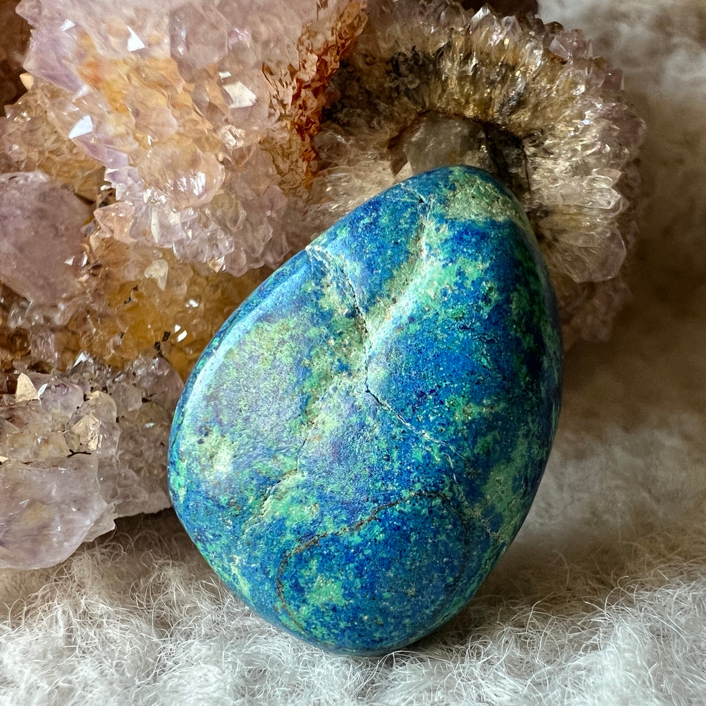 Cabochon crisocola, pietre semipretioase - druzy.ro 2 