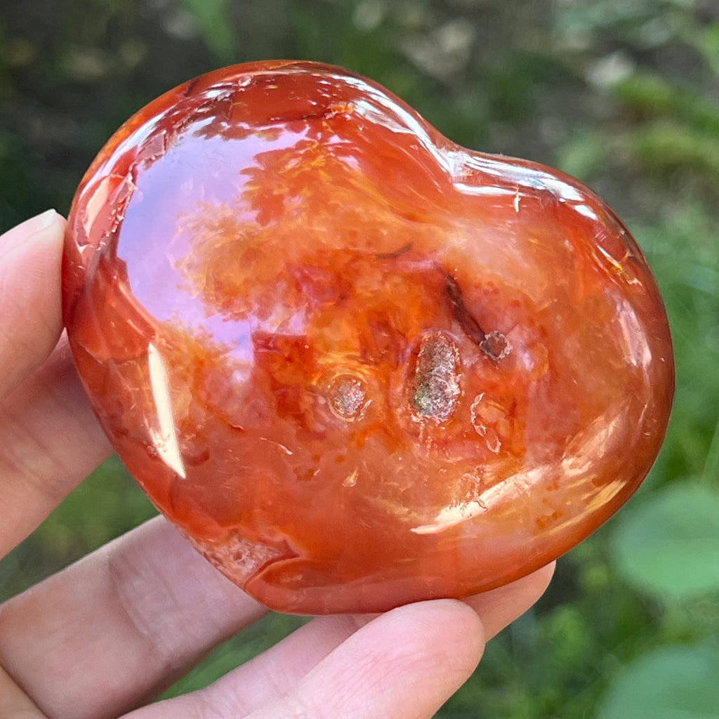 Carneol inima m3, pietre semipretioase - druzy.ro 1 