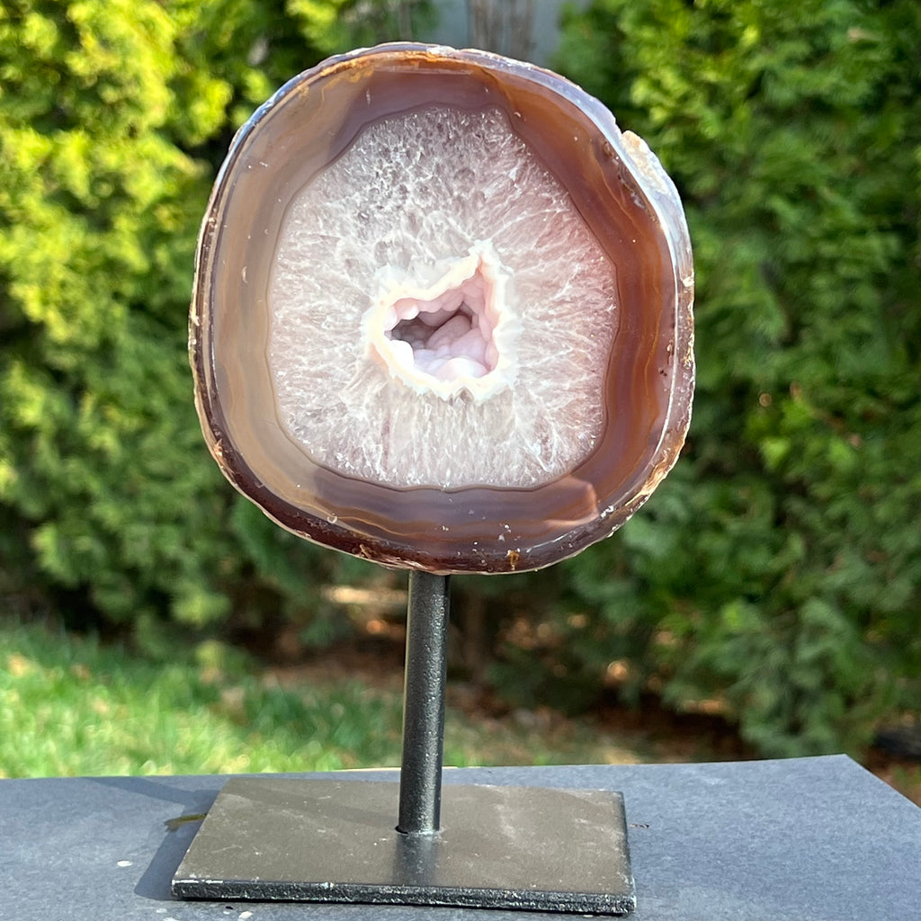 Geoda agat stand model 5, druzy.ro, cristale 1