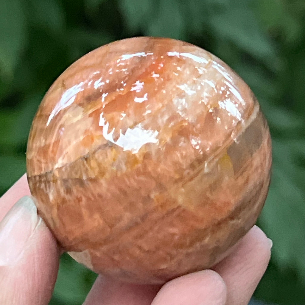 Piatra lunii somon piersica sfera model 7, pietre semipretioase - druzy.ro 7 