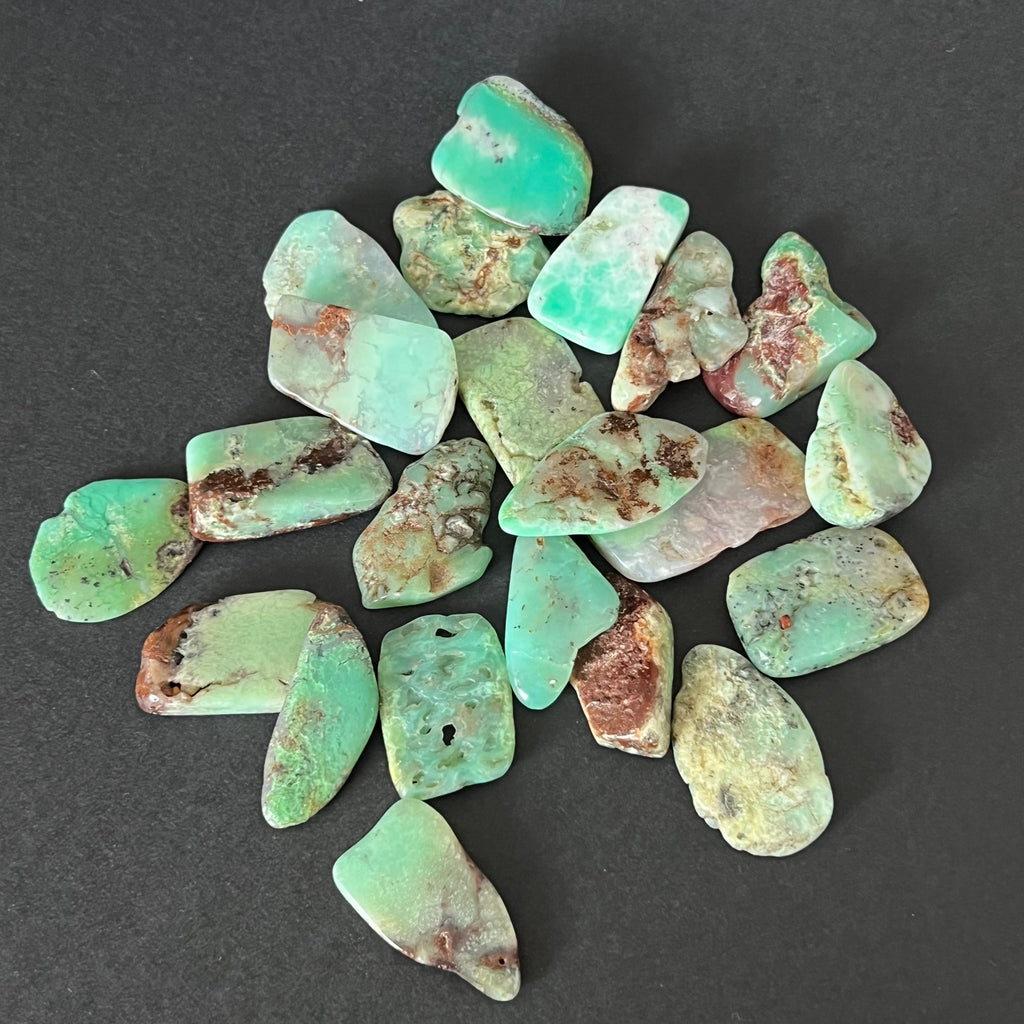 Crisopraz Australia piatra rulata S, druzy.ro, cristale 2