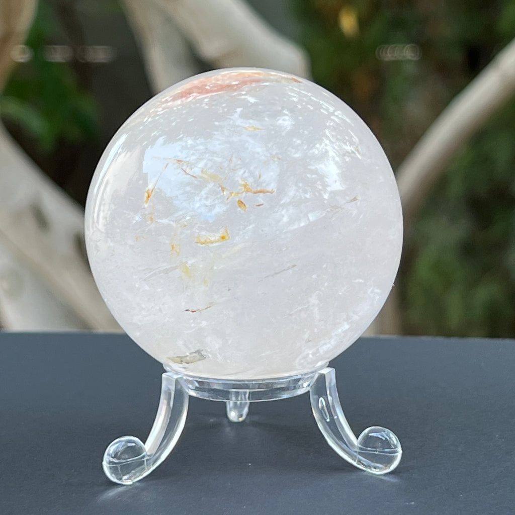 Sfera cuart rutilat model 4, druzy.ro, cristale 4