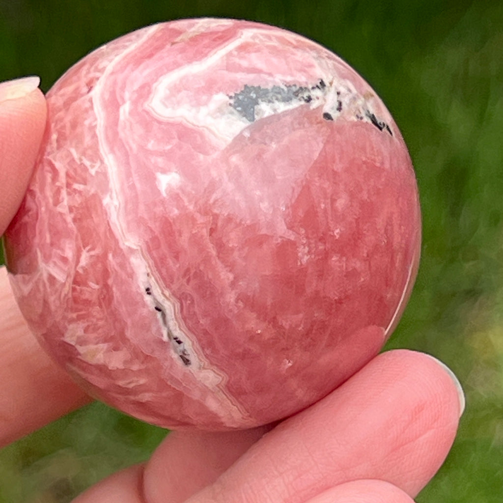 Sfera rodocrozit calitate AAA model 2, pietre semipretioase - druzy.ro 11 