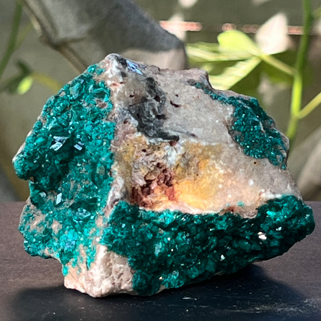 Dioptaz cluster din Congo model 42, pietre semipretioase - druzy.ro 2 