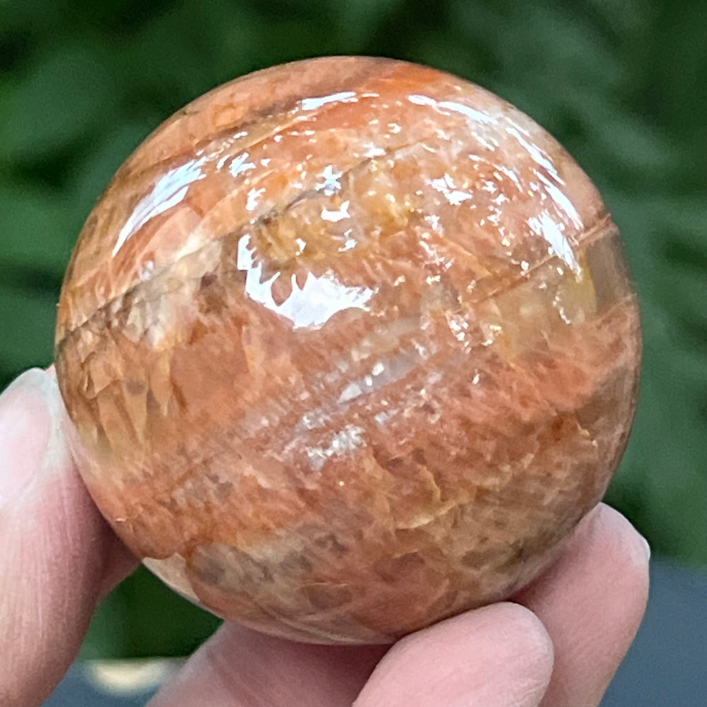 Piatra lunii somon piersica sfera model 7, pietre semipretioase - druzy.ro 4 