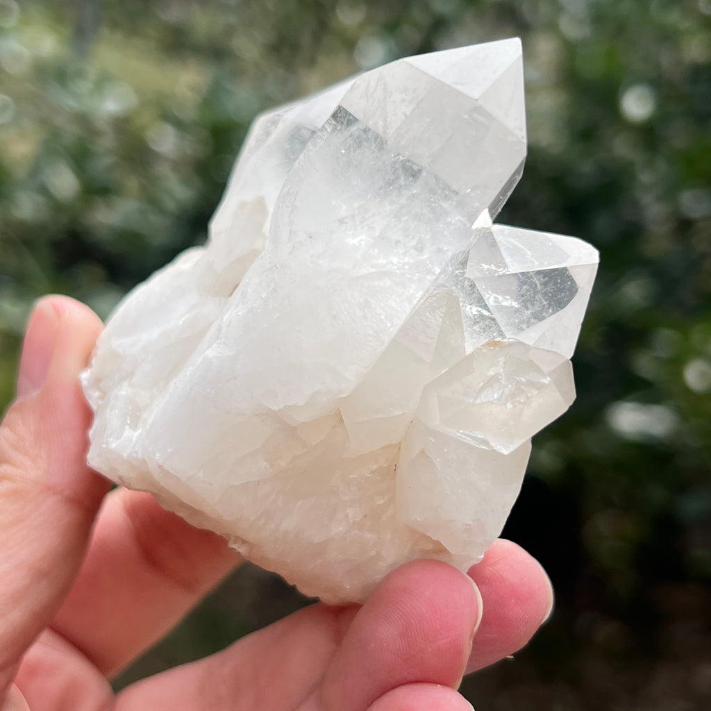 Varf cuart incolor natural, floare de mina L28, pietre semipretioase - druzy.ro 9 
