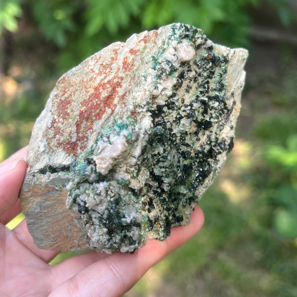 Libethenit floare de mina din Congo model 11, pietre semipretioase - druzy.ro 5 