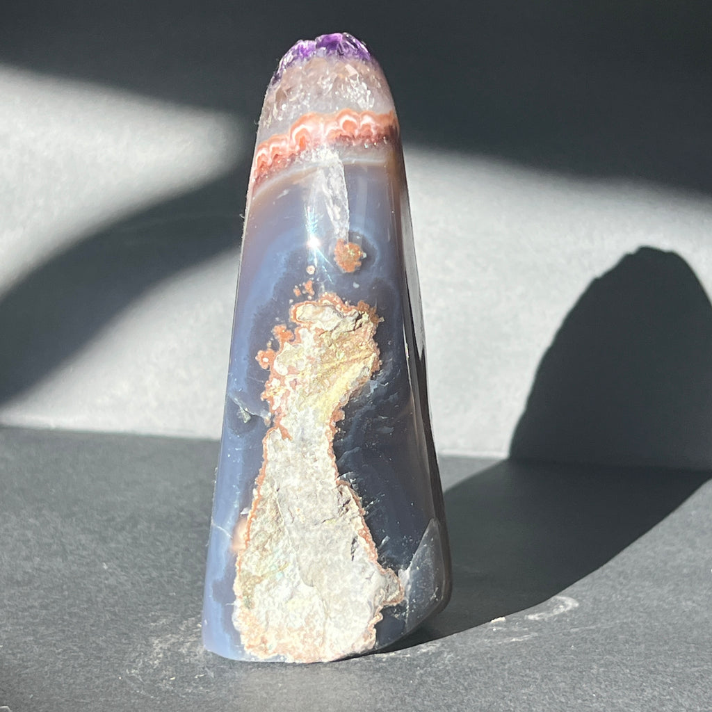 Geoda ametist Uruguay AAA model 8, pietre semipretioase - druzy.ro 10 
