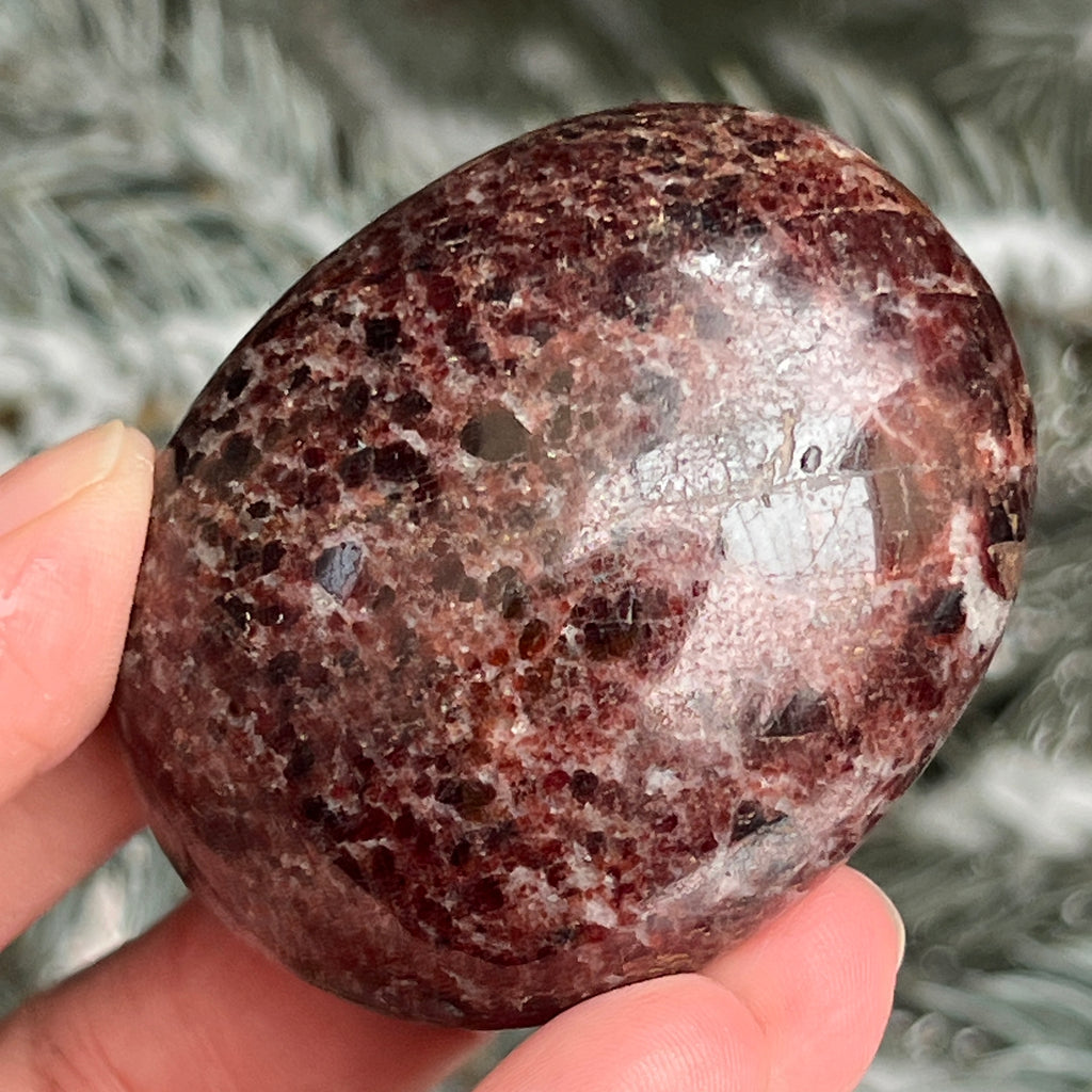 Granat palmstone model 9, pietre semipretioase - druzy.ro 1 