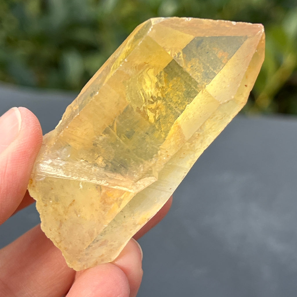 Varf citrin mina Luena, Congo model 16, pietre semipretioase - druzy.ro 1 