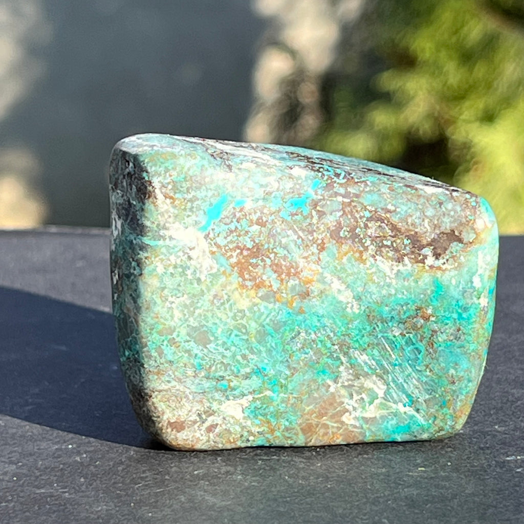 Shattuckite forma libera/palmstone m10, druzy.ro, pietre semipretioase 2