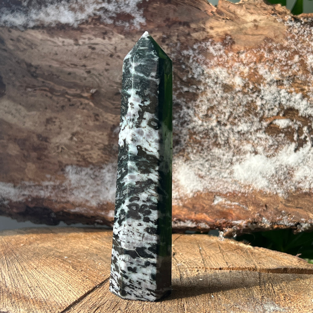 Obelisc merlinit model 4, pietre semipretioase - druzy.ro 1 