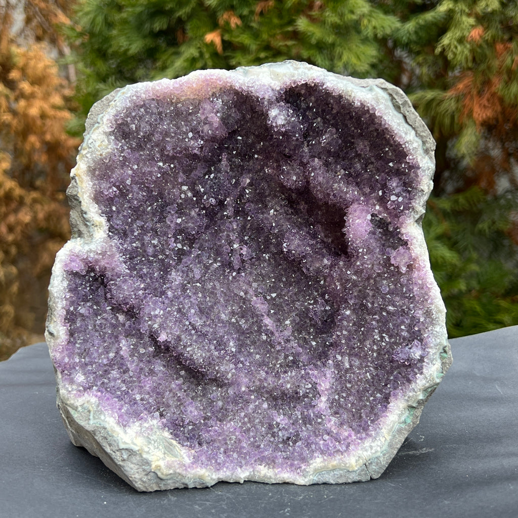 Geoda ametist Uruguay model 43, pietre semipretioase - druzy.ro 4 