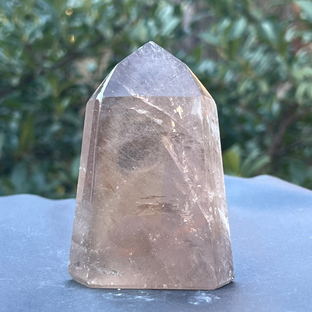 Obelisc cuart fumuriu model 42, pietre semipretioase - druzy.ro 7 